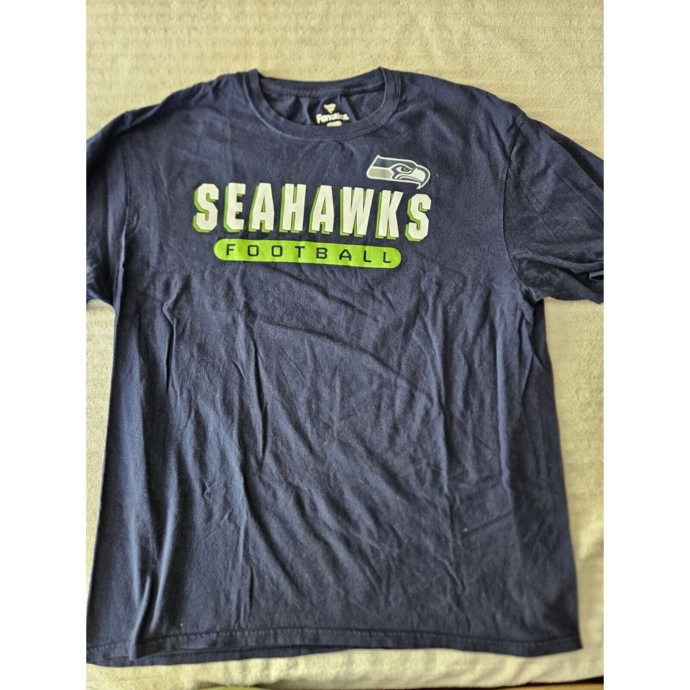 Seattle Seahawks Fanatics Branded Spirit T-Shirt - College Navy